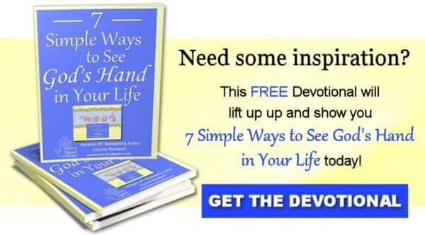 a book with the title 7 simple ways to see god's hand in your life