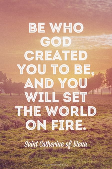 a field with trees in the background and a quote about god created you to be and you will set the world on fire