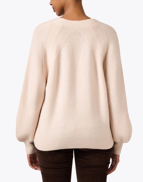 This sweater from Repeat Cashmere is a perfect example of the label's commitment to delivering high-quality knits in staple silhouettes. It's knit from a wool cashmere blend with a v-neckline and long balloon sleeves for a romantic touch. Wear it atop your favorite jeans and trousers alike for a variety of polished transitional styling options. Skirt And Top Dress, Work Accessories, Pearl Pink, Long Balloons, Cashmere Wool, Clothes Collection, Balloon Sleeves, Cashmere Sweater, A Romantic