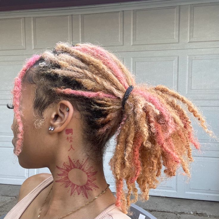 Black Locs, Blonde Locs, Dyed Locs, Dyed Dreads, Loc Ideas, Dread Styles, Locs Styles, Salton Sea, Beautiful Dreadlocks