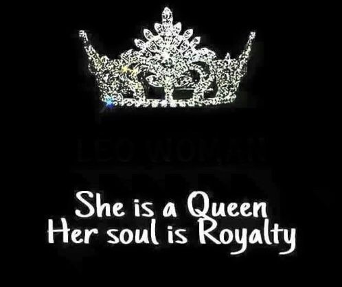 she is a queen, her soul is royalty and the crown has been made to look like it