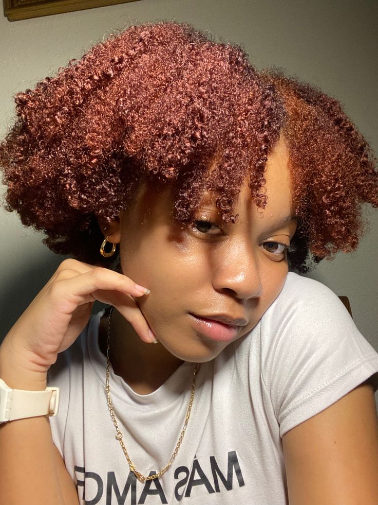 Dye Colours For Dark Skin Short Hair, Hair Dye Colors For Short Hair, Ginger Hair On Dark Skin, Short Twists Natural Hair, 4c Styles, Short Hair Twist Styles, Short Twists, Honey Brown Hair, Short Hair Black