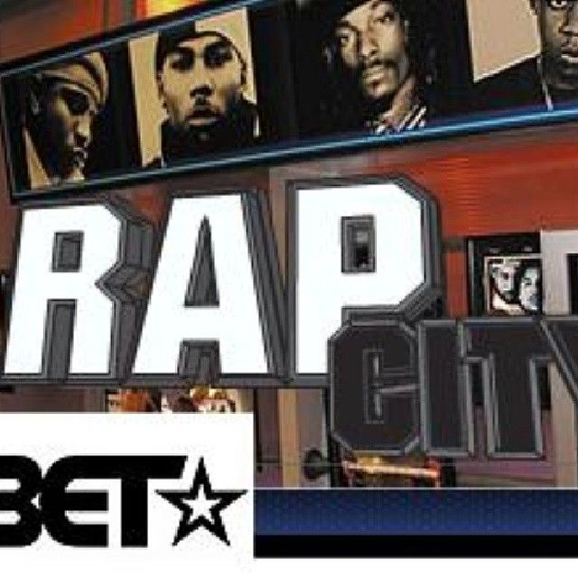 the logo for rap party with pictures of rappers