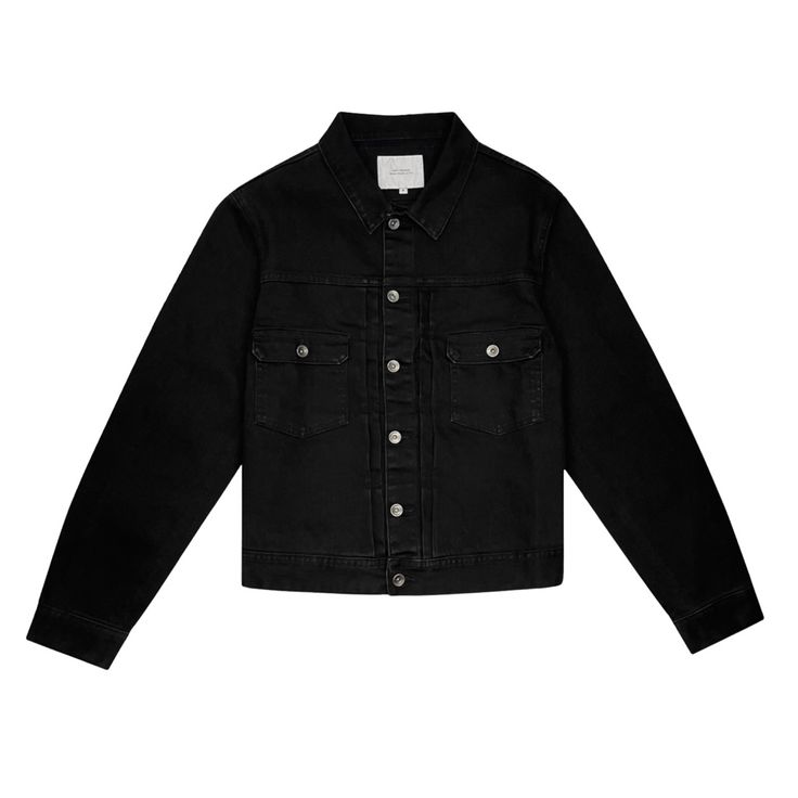 Saturdays Nyc Men's Ray Denim Jacket Size - Medium 100% - Authentic Color - Black Fabric - 99% Cotton 1% Spandex Button Front Closure. Retail - $258 Patch Pockets With Buttons. Adjustable Waist Tabs. Welt Interior Pocket. On-Seam Side Pockets. We Ship Same Day Or Next! Check Out My Other Items For Exclusives Deals On Clothing Up To 60% Off Retail Price! For International Shipments, Those Take More Time Than Usual. Contact Me If You Have Any Questions And I'll Get Back To You Quickly. Urban Black Fitted Denim Jacket, Black Fitted Urban Denim Jacket, Black Utility Denim Jacket For Streetwear, Classic Black Denim Jacket For Work, Classic Black Denim Jacket With Snap Buttons, Fitted Utility Denim Jacket For Streetwear, Fitted Denim Jacket For Streetwear With Utility Style, Classic Black Denim Jacket, Classic Denim Jacket For Fall Streetwear