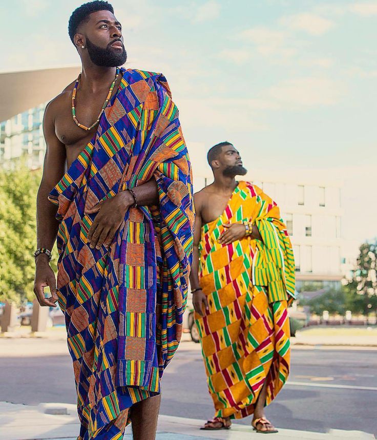 My Royal Family - Ghanaian Culture & Interview with an Ashanti Chief ... Who Happens to Be My Dad! Styles For Guys, African Royalty, Kente Styles, Afrikaanse Mode, Kente Cloth, African Men Fashion, African Men, African Print Fashion, Two Men