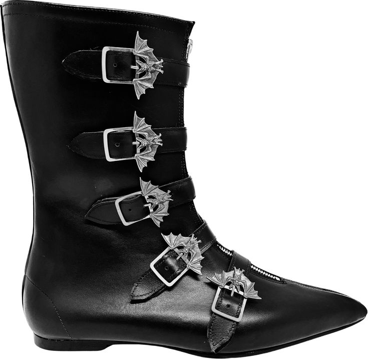 "Introducing our Original Pike Gothic Boots, a symbol of true craftsmanship and style. Handmade in the UK, these Gothic Boots are meticulously crafted from genuine leather, ensuring both authenticity and durability. The term \"Original Pike\" reflects the unique, iconic design that brings a touch of dark elegance to your Gothic fashion statement. Elevate your look with the perfect fusion of Gothic allure and British artistry. Step into the world of Gothic with confidence, and make a bold statement with our genuine leather Original Pike Boots. All orders take approximately 5-10 working days to be processed, manufactured and sent. All shipments are made by Royal Mail... a signature for receipt is required at the delivery address. International shipments are subsequently forwarded to your cou Gothic Leather Boots With Buckle Closure, Goth Pikes, Moodboard Pictures, Gothic Boots, Dark Elegance, Gothic Clothes, Hunting Boots, Iconic Design, Kawaii Fashion