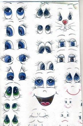 an image of eyes with different expressions on them