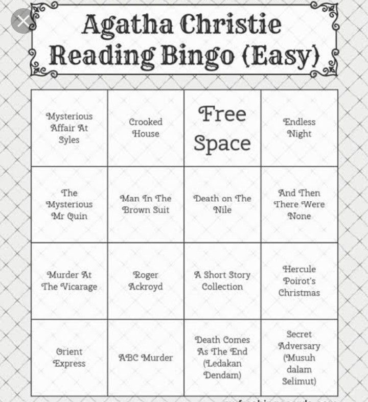 the free printable reading bingo game