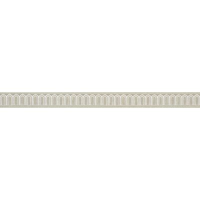 a white and grey striped border on a white background