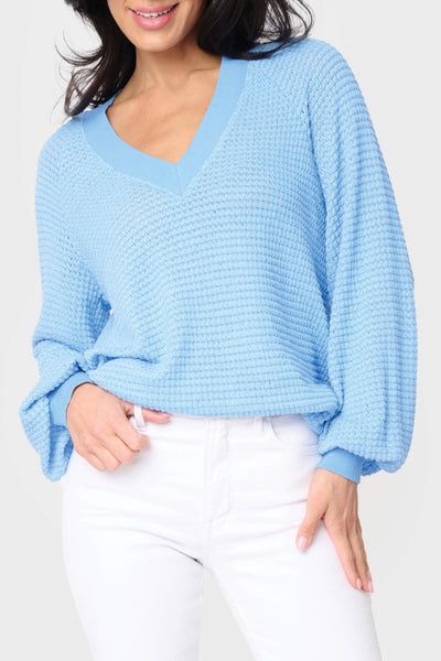 Courtside Open Weave Sweater Open Stitch Sweater, Open Weave Sweater, Waffle Sweater, Stitch Sweater, Open Weave, Cornflower Blue, Sweater Knit, V Neck Sweater, Vneck Sweater