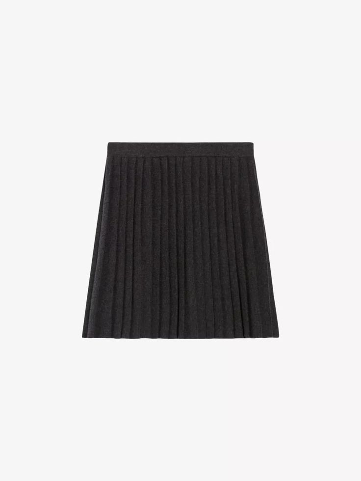 Claudie Pierlot wool-blend mini skirt45% polyamide, 31% wool, 24% acrylicSlips onHigh rise, elasticated waistband, flared silhouette, pleated designDry cleanTrue to sizeModel is 5ft 8in /1.73m and wears a size 8Midweight, non-stretch Wool Blend, Mini Skirt, High Rise, Mini Skirts, Skirt, Wool, How To Wear