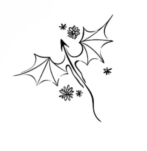 a black and white drawing of holly leaves