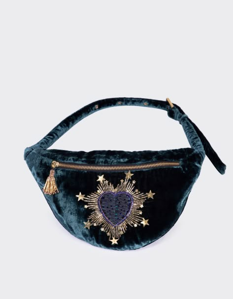 Buy Online | Olivia Dar Embellished Bags Diy, Leather Purse Diy, Dress Up Wardrobe, Embroidery 101, Purse Diy, Ethereal Essence, Teal Velvet, Crochet Xmas, Embellished Bags