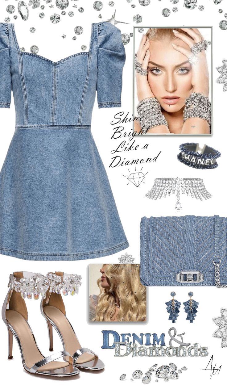 denim & diamonds Diamonds And Denim Party Outfits, Denim And Diamonds Outfit, Denim And Diamonds Party Outfit, Demin Outfit, Denim Party Outfit, Diamonds And Denim Party, Denim Diamonds, Denim Party, Country Outfit