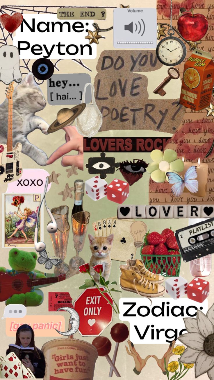 a collage of images with words and pictures