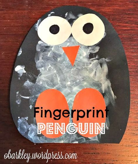 a penguin made out of ice with the words fingerprint penguin on it