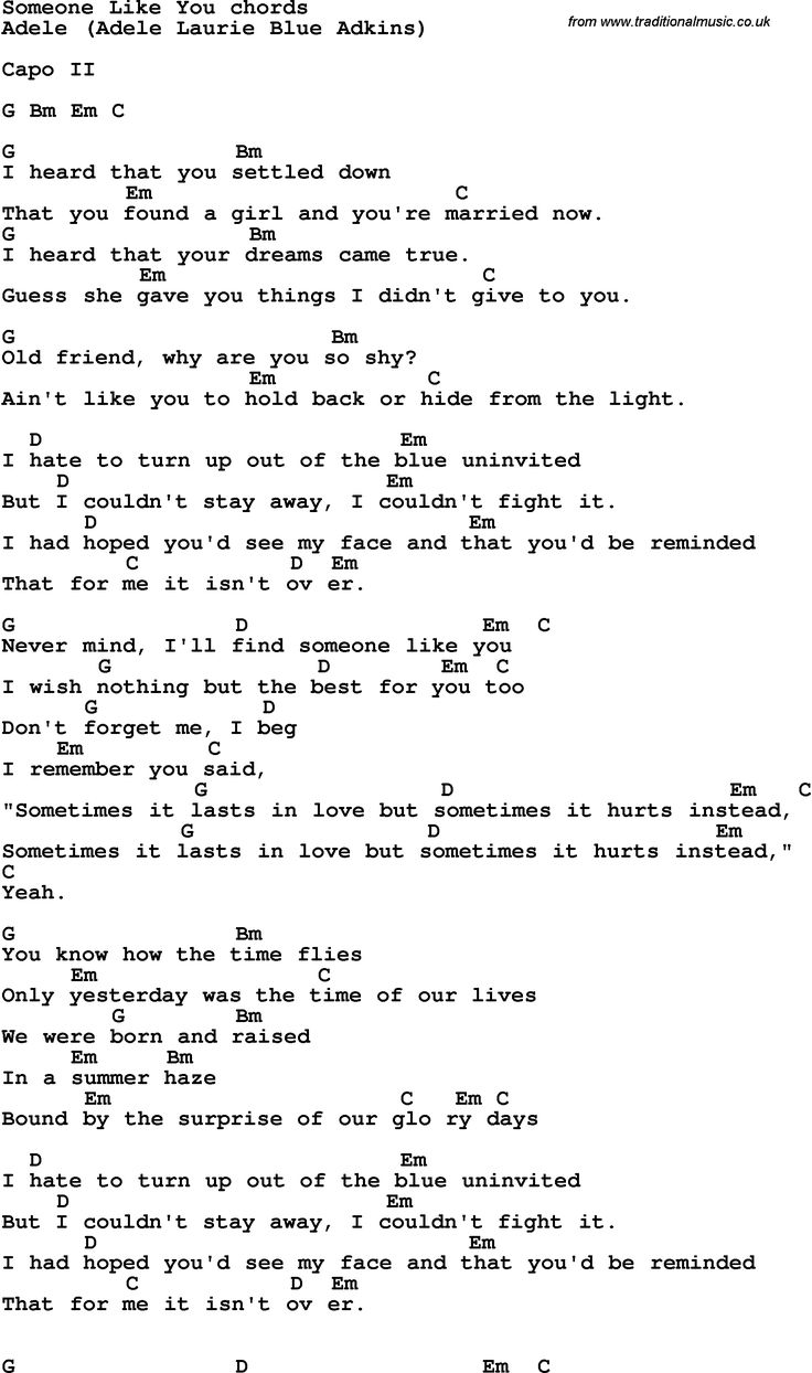 an old song that is written in black and white, with the words'i love you