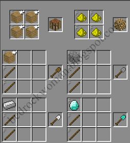 an image of a minecraft map with blocks, stones and other items on it