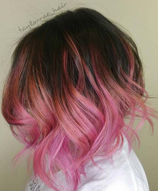 Balayage Inspiration, Gold Balayage, Rose Gold Balayage, Cotton Candy Hair, Short Ombre Hair, Candy Hair, Ombré Hair, Balayage Hair Blonde, Ombre Hair Color