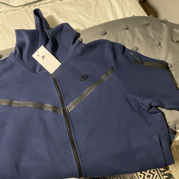 Navy Blue Nike Tech, Brand New Never Worn Size Xxl Dark Blue Nike Tech, Navy Blue Tech Fleece, Nike Tech Blue, Navy Blue Nike Tech, Blue Tech Fleece, Blue Nike Tech, Tech Brand, Navy Blue Nike, Fleece Outfit