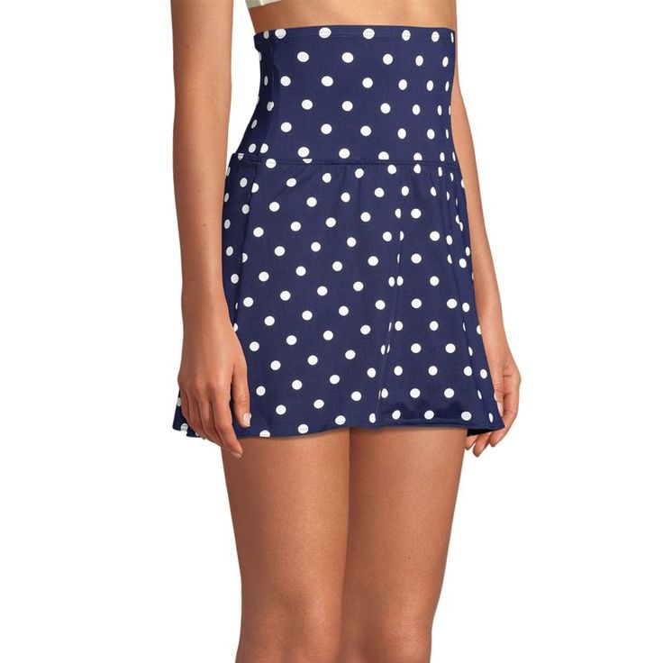 Whether you're swimming laps or lounging poolside, you're sure to love this women's Lands' End swim skirt. Kohl's Lands' End Women's Swim Size ChartClick on this WOMEN'S GUIDE to find the perfect fit and more! Chlorine Resistant UPF 50 sun protection Thigh minimizer Attached swim brief LinedFIT & SIZING 13-in. approximate length Elastic waistband Ultra high rise sits above the natural waist Medium-ImpactFABRIC & CARE Skirt & briefs: nylon spandex Hand wash Imported Size: 4. Color: Blue. Gender: Fitted Casual Tennis Skirt For Beach, Casual Fitted Tennis Skirt For Beach, Casual Skirted Swimwear, Spring Pool Fitted Skort, Summer Swim Skirt With Lined Short Inseam, Stretch Swim Skirt With Pockets For Summer, Summer Stretch Swim Skirt With Pockets, High Waist Fitted Skort For Vacation, Casual High Waist Lined Swim Skirt