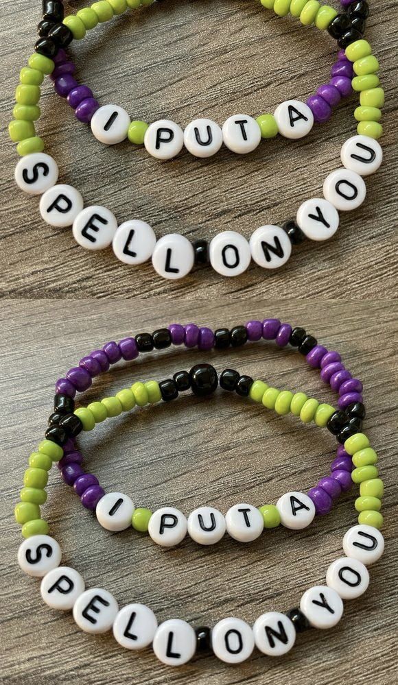 Disney Kandi Bracelets, Disney Friendship, Kandi Crafts, Disney Bracelets, Vendor Fair, Sea Beads, Candy Bracelets, Heishi Bracelets, Craft Halloween