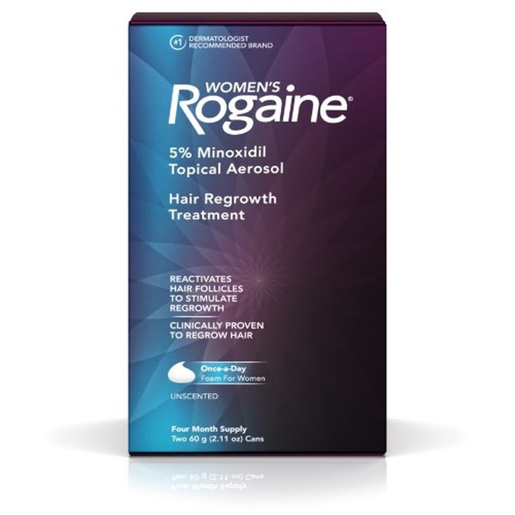 Help hair loss and regrow fuller hair with Women's Rogaine 5% Minoxidil Topical Foam. Ideal for use at the early stages of hair thinning, this fast-working hair loss treatment is specially formulated for women and is clinically proven to regrow up to 25% more hair. Unlike hair loss shampoos and hair thickening products that temporarily plump hair from the outside, Rogaine penetrates the scalp to reactivate shrunken hair follicles, allowing for regrowth of hair. The 5% Minoxidil formula works to boost hair follicle activity and hair protein production, while TRICHO-PRIME Technology uses a proprietary combination of ingredients to create an optimal environment for hair regrowth. The foam also contains botanical extracts and emollient to help maintain a healthy, conditioned scalp, plus alphah Natural Skin Exfoliator, Treat Thinning Hair, Hair Regrowth Treatments, Hair Thinning, Regrow Hair, Hair Thickening, Hair Regrowth, For Hair, Hair Hair