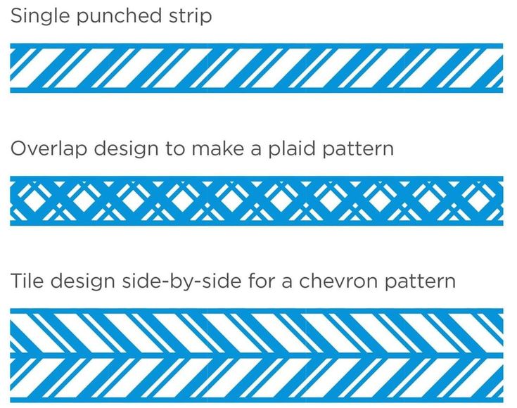 three different lines that have been drawn in blue and white, with the same line on each