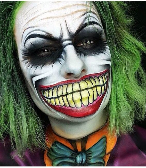 Halloween makeup Makeup Carnaval, Halloween Maquillaje, Halloweenský Makeup, Halloween Make-up Looks, Joker Makeup, Horror Make-up, Design Makeup, Special Fx Makeup, Amazing Halloween Makeup