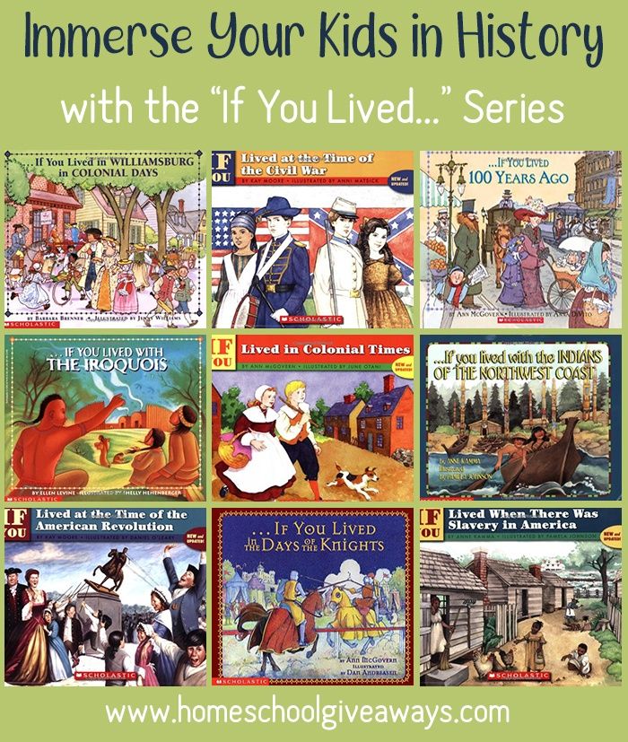 Immerse Your Kids in History with the "If You Lived"... Series Wholesome Books, History Homeschool, Homeschool Books, Homeschool Education, School Learning, Homeschool Inspiration, Homeschool History, Homeschool Learning, Living Books