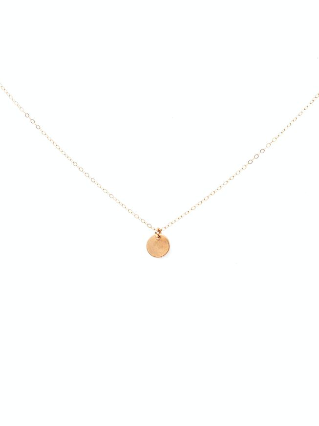 Our Reflection Necklace is made of all 14k gold-filled materials. Durable, yet dainty. Classic, yet on trend. This simple design means the light catches it justttt right. our best-selling necklace Handmade 14-karat Gold-filled Wire Hypoallergenic Non-tarnish 16” chain Hot tip: the Reflection Necklace layers great with an 18" necklace Learn more about our metals & materials Minimalist 14k Gold-filled Rose Gold Charm Necklaces, Minimalist 14k Gold-filled Rose Gold Charm Necklace, Minimalist 14k Rose Gold Filled Charm Necklace, Everyday 14k Rose Gold Filled Necklace, Minimalist 14k Gold Filled Round Necklace, Everyday Tiny Charm Necklaces In 14k Gold Filled, Everyday Tiny Charm Necklace In 14k Gold Filled, Simple 14k Gold Round Pendant Necklace, Simple 14k Gold Necklace With Adjustable Chain