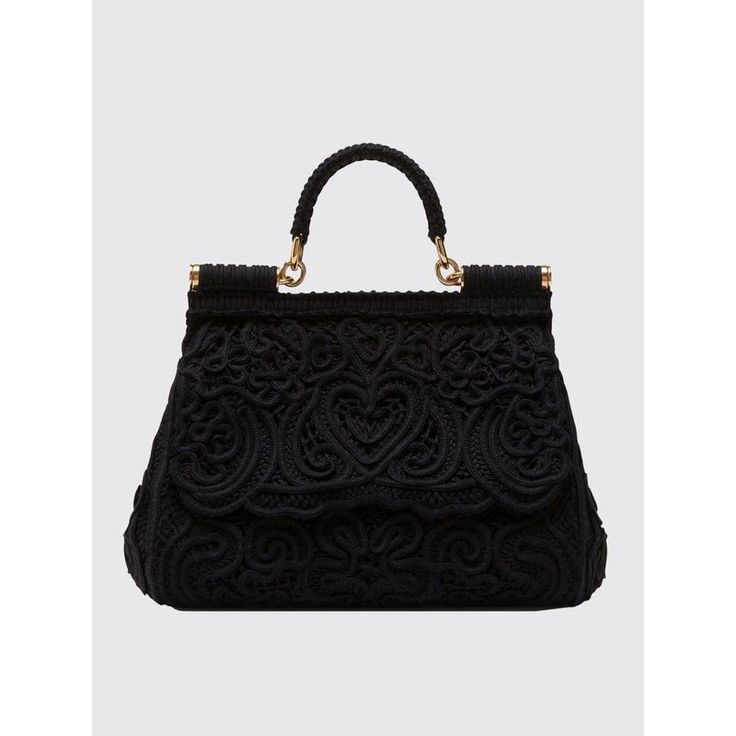 Spring/Summer 2022 Dolce & Gabbana Handbag Woman Black Size Type: Int Sku: Gig-Bb6002aw717 ~ 80999 Welcome To The Official Luosophy Poshmark Closet! Luosophy Is A Luxury Brand Reselling Company Founded In San Diego, Ca From 2016. All Our Products Are Imported From Italy And Sold In The Usa. We Do Our Best To Provide High Fashion, Luxury Items At Affordable Prices. We Guarantee All Our Products Are 100% Authentic. Shop With Us And You Will Forget About Shopping At Department Or Brand Name Stores. Luxury Crochet Travel Bag With Detachable Handle, Elegant Crochet Bag With Gold-tone Hardware, Luxury Crochet Bag With Detachable Strap, Chic Crochet Bag With Top Handle And Removable Pouch, Top Handle Crochet Bag With Detachable Strap, Chic Crochet Top Handle Bag With Detachable Handle, Luxury Crochet Bag With Double Handle, Designer Black Evening Bag With Double Handle, Luxury Black Crochet Bag With Top Handle