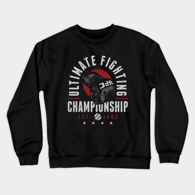 UFC Ultimate Fighting Championship Vector -- Choose from our vast selection of crewneck sweatshirts to match with your favorite design to make the perfect custom graphic crewneck sweatshirt. Pick your favorite: Crewneck Sweatshirt or Lightweight Crewneck Sweatshirt. Customize your color! For men and women. Fan Apparel Sweatshirt With Ribbed Cuffs And Crew Neck, Fan Merchandise Graphic Print Hoodie With Crew Neck, Fan Apparel Sweater With Letter Print, Fan Merchandise Graphic Print Crew Neck Hoodie, Black Crew Neck Fan Apparel Sweatshirt, Black Crew Sweatshirt Fan Apparel, Graphic Print Crew Neck Hoodie For Fans, Fleece Crew Neck T-shirt For Streetwear, Fleece T-shirt With Ribbed Cuffs, Crew Neck