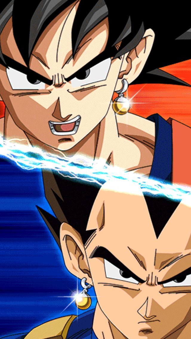 the two characters in dragon ball are facing each other