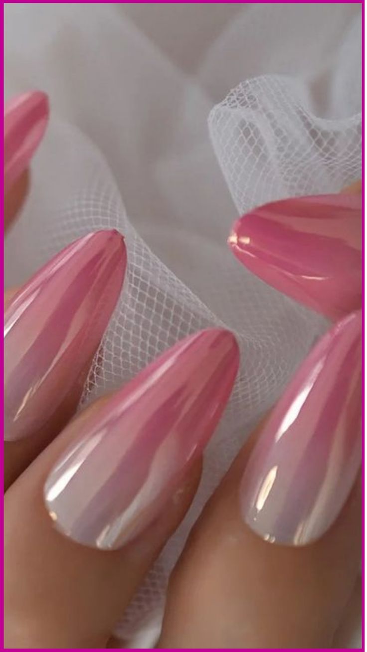 Ombre Pink Nail Ideas 2024 Baby Purple Nails Ideas, Ombre Coral Nails, Pink Baby Boomer Nails, Pink And Purple Ombre Nails, Ombré Pink Nails, Ombre Pink Nails, Coral Ombre Nails, Ombre Nails Pink, Pink Ombré Nails