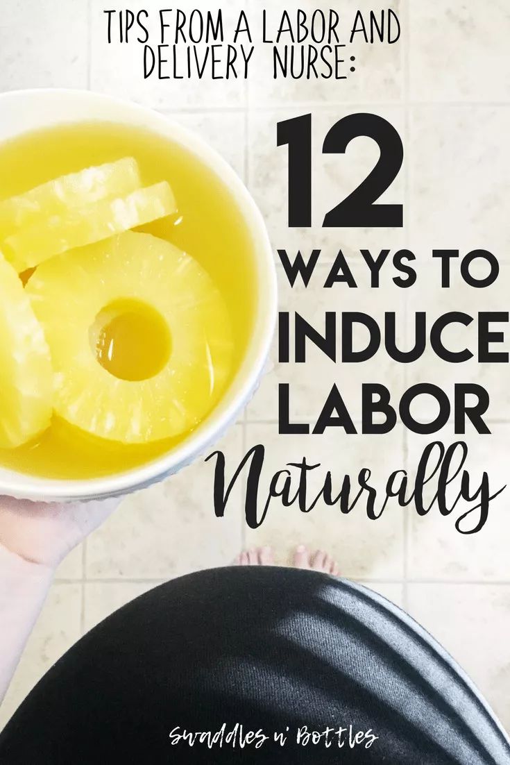 a person holding a bowl of food with the words 12 ways to reduce labor naturally