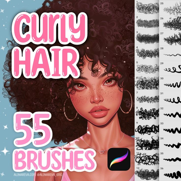 Procreate Hair Brushes. Procreate Curly Brushes Procreate Eyes, Hair Brushes Procreate, Curly Hair Brushes, Eye Iris, Perfect Curly Hair, Hairstyles Male, Anime Hairstyles Male, Curly Hair Brush, Anime Hairstyles