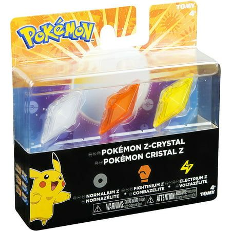 the pokemon z - crystals are packaged in a plastic box