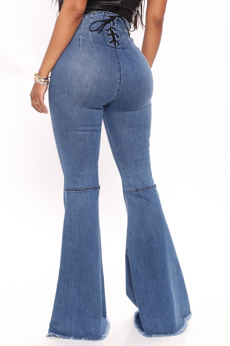 Blue Stretch Denim Flare Jeans, Blue Stretch Flare Denim Jeans, Stretch Blue Denim Jeans, Stretch Light Blue Denim Pants, Stretch Light Blue Denim Jeans, Light Blue Stretch Denim Pants, Non-stretch Blue Denim Flare Jeans, Blue Denim Flare Jeans For Fall, Fitted Light Blue Denim Bottoms