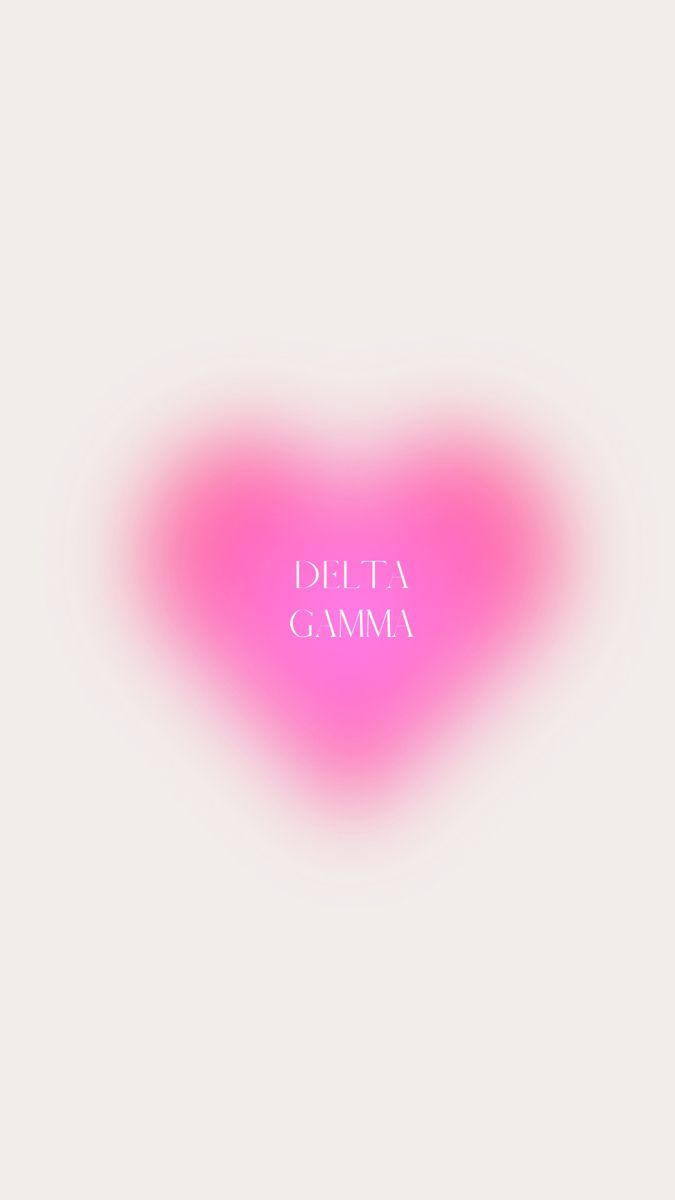 a pink heart with the words delta camera on it