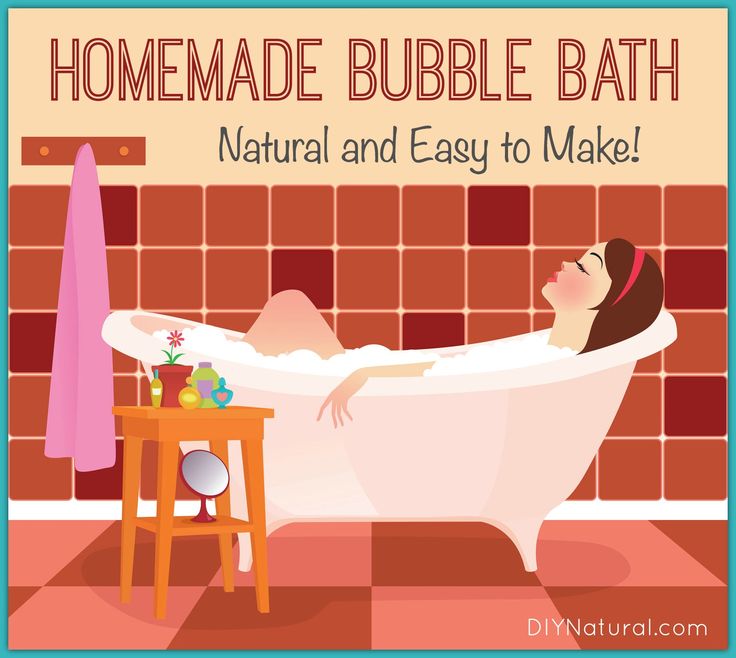 Taking a natural, homemade bubble bath without chemical soaps and suds is easy. Making it yourself takes just a few simple ingredients with a few simple steps. Homemade Bubble Bath, Bath Recipes Diy, Bath Illustration, Bathroom Beautiful, Homemade Bubbles, Natural Beauty Treatments, Bath Recipes, Homemade Lotion, Homemade Bath Products