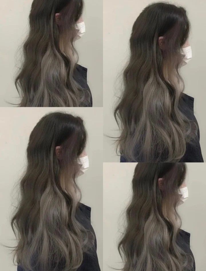 2022 Hair Color, Hidden Hair Color, Hair Color Asian, Korean Hair Color, Girl Hair Colors, Hair Color Underneath, Hair Streaks, Hairstyle Inspo, Dyed Hair Inspiration