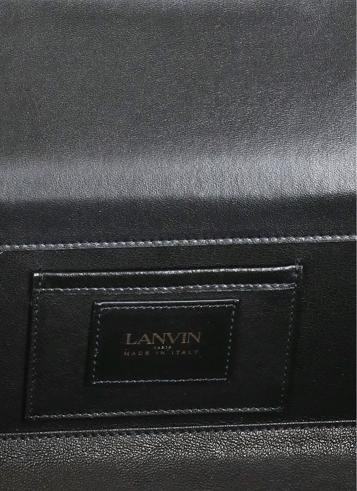 100% Calf Leather Designer Black Clutch With Rectangular Case, Designer Black Clutch In Rectangular Case, Designer Black Rectangular Clutch, Designer Textured Leather Rectangular Clutch, Designer Bag With Interior Card Slots, Designer Evening Bag With Interior Card Slots, High-end Leather Wallet For Formal Occasions, Designer Evening Clutch With Interior Card Slots, Designer Leather Clutch In Rectangular Case