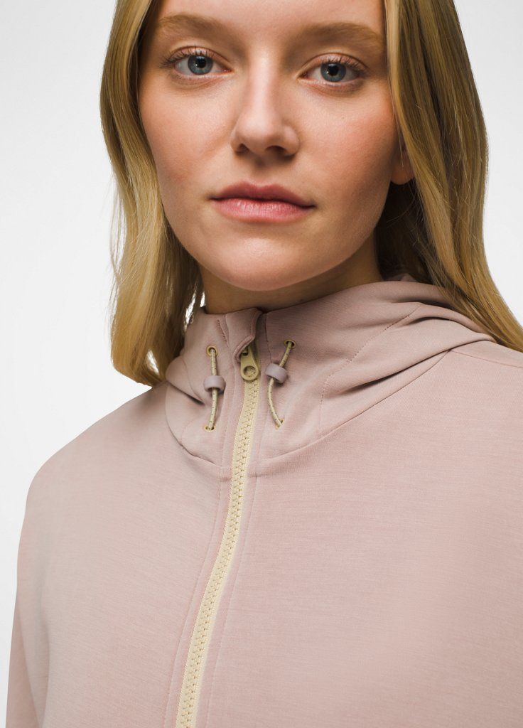 A Luxuriously Soft Anorak Made For Layering Over Your Yoga Set To Run Errands After Class Or Take The Rest Of The Day To Lounge Around The House. This Color-blocked Style Is Limited-edition And Part Of Our Heavana Hot Spell Collection. Sporty Outerwear With Drawstring Hood For Loungewear, Athleisure Outerwear With Drawstring Hood For Loungewear, Athleisure Outerwear With Drawstring Hood, Functional Hooded Outerwear For Loungewear, Sporty Loungewear Outerwear With Funnel Neck, Solid Half-zip Outerwear For Loungewear, Half-zip Loungewear Outerwear, Fall Layering Half-zip Activewear, Fall Half-zip Layering Activewear