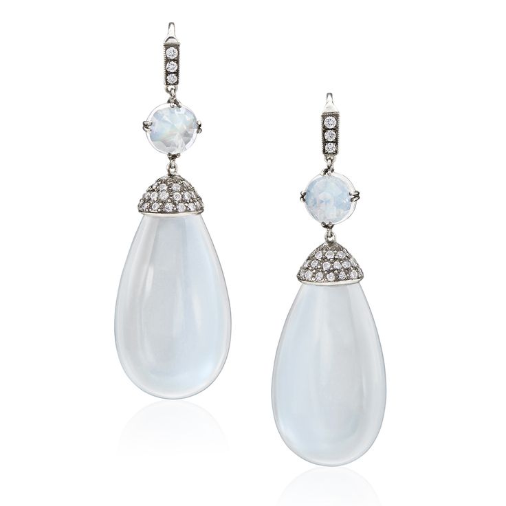 Moonstone Drop Earrings Stephen Silver, Moonstone Drop Earrings, Turkish Jewelry, Moonstone Earrings, Lovely Jewellery, Earrings Collection, Summer Jewelry, Moon Stone, Crystal Jewelry