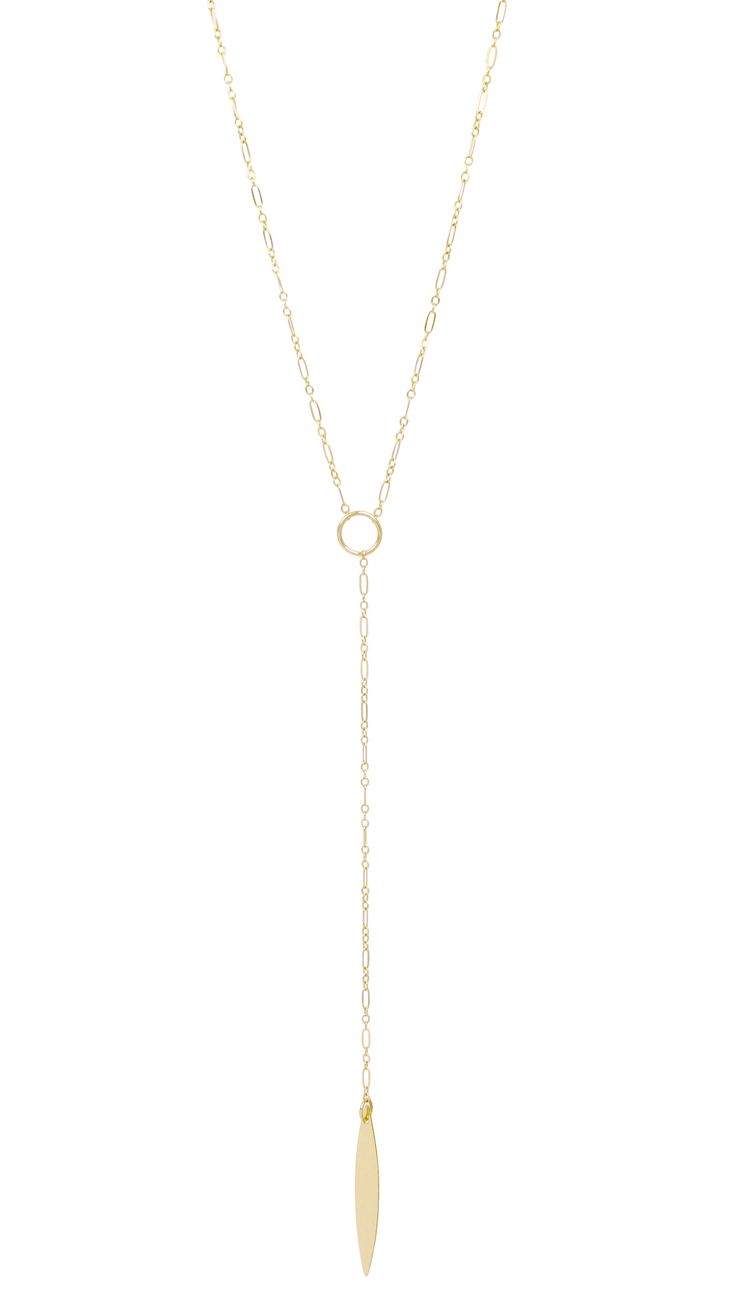 Adjustable 16" to 18" 1.7mm long & short chain center extends 6" including 1.5" Marquis Charm Retail: Silver $108 / Gold $124 All sales Final Yellow Gold Lariat With Figaro Chain, Yellow Gold Figaro Chain Lariat Jewelry, Yellow Gold Figaro Chain Lariat, Timeless Adjustable Lariat Chain Necklace, Timeless Lariat Chain Necklace With Adjustable Chain, Yellow Gold Lariat Jewelry With Delicate Chain, Yellow Gold Lariat Necklace With Delicate Chain, 14k Gold Lariat Clavicle Chain Necklace, Timeless Delicate Lariat Necklace