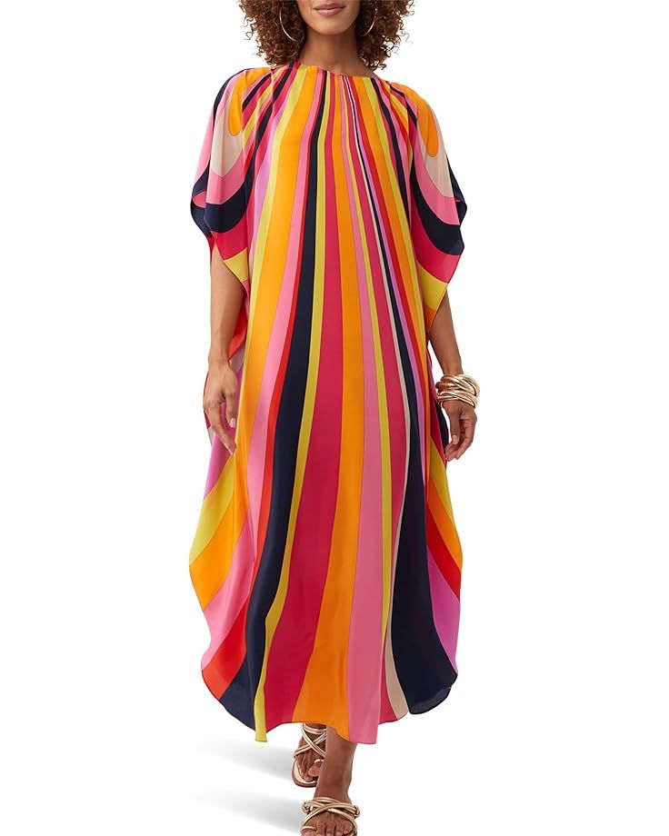 Women's Trina Turk Jalani Maxi Caftan Dress Caftan Dress, Trina Turk, Product Reviews, Full Length, Dress Outfits, Short Sleeves, Womens Sizes, Crew Neck, Silk