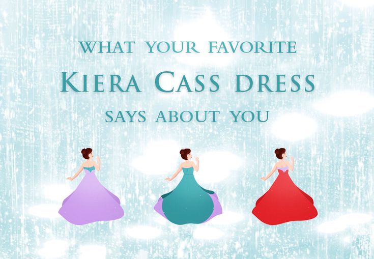 three women in dresses with the words what your favorite selection dress says about you