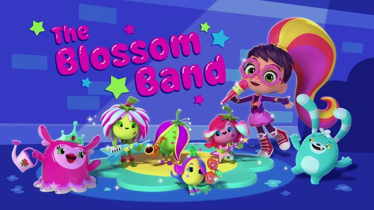 the blossom band is featured in this animated video game, which features characters from various countries