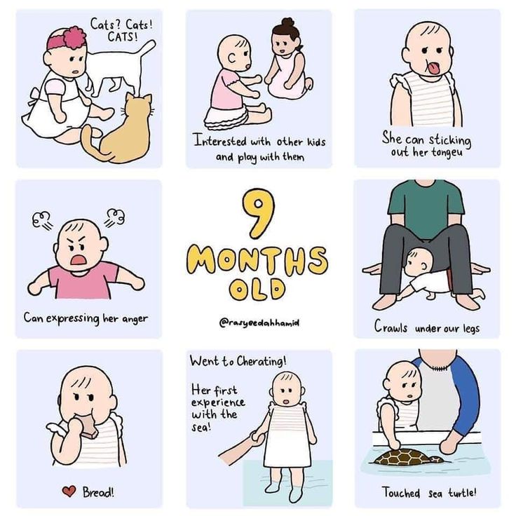 the nine stages of mother's old